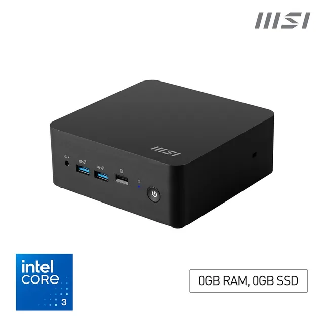 Barebone PC MSI Cubi NUC 1MG-014BEU Core 3 100U/Intel/WiFi/BT