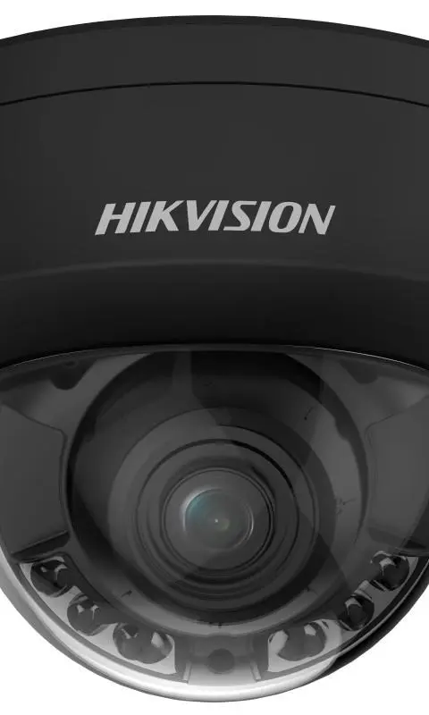 Hikvision Pro Series With ColorVu DS-2CD2747G2HT-LIZS(2.8-12)/EF/BLK Turret IP Security Camera Indoor Outdoor 2688 X 1520 Pixels Ceiling