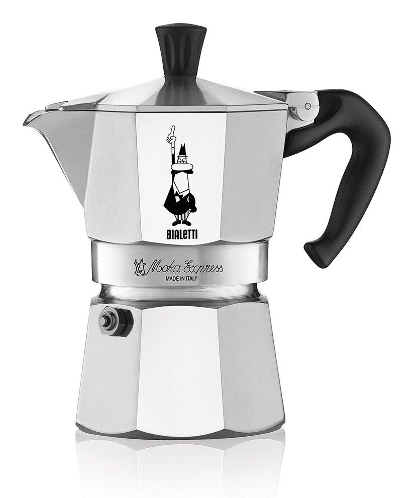 Bialetti Moka Express - Silver - Aluminium - FüR 3 Tassen