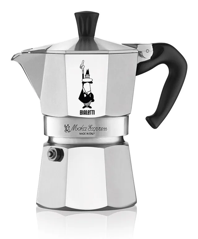 Bialetti Moka Express - Silver - Aluminium - FüR 3 Tassen
