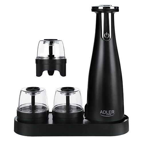 Spice Mill Set Adler AD 4449B Black