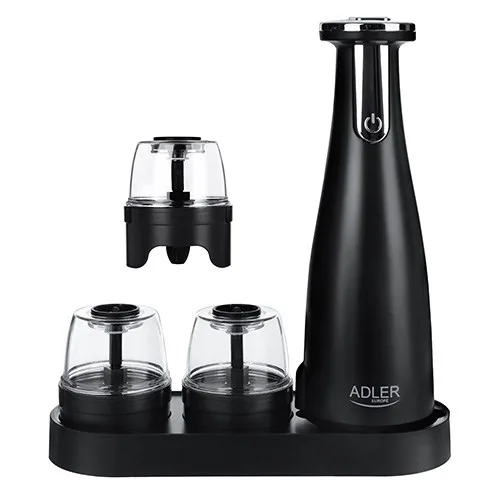 Spice Mill Set Adler AD 4449B Black