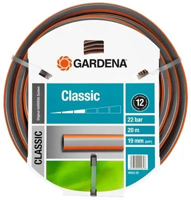 Gardena 18022-20 garden hose 20 m Above ground PVC Grey, Orange