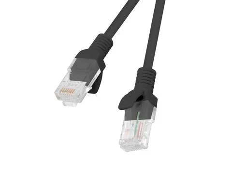 Lanberg PCU5-10CC-0500-BK networking cable Black 5 m Cat5e U/UTP (UTP)