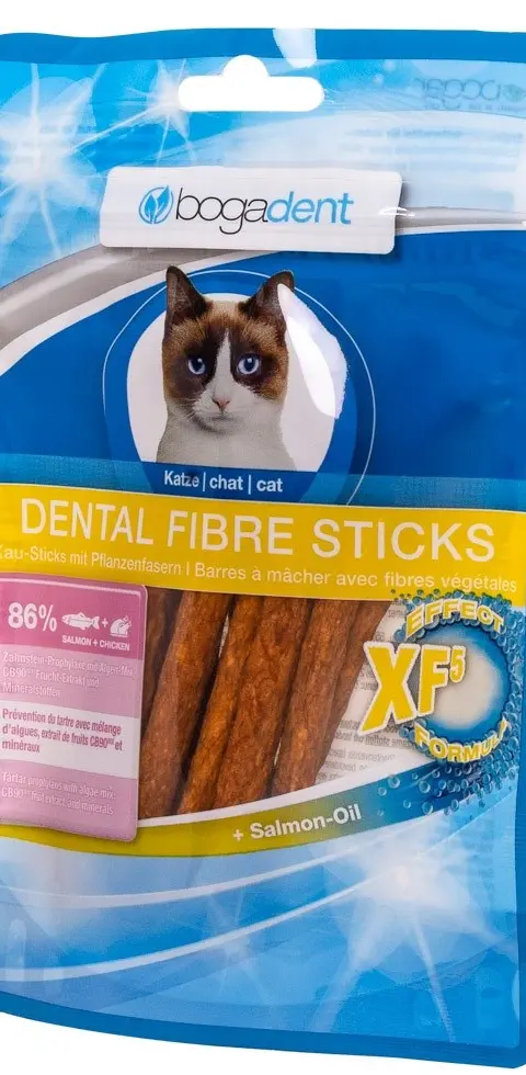 BOGAR Bogadent Dental Fibre Sticks Salmon - Cat Treats - 50g
