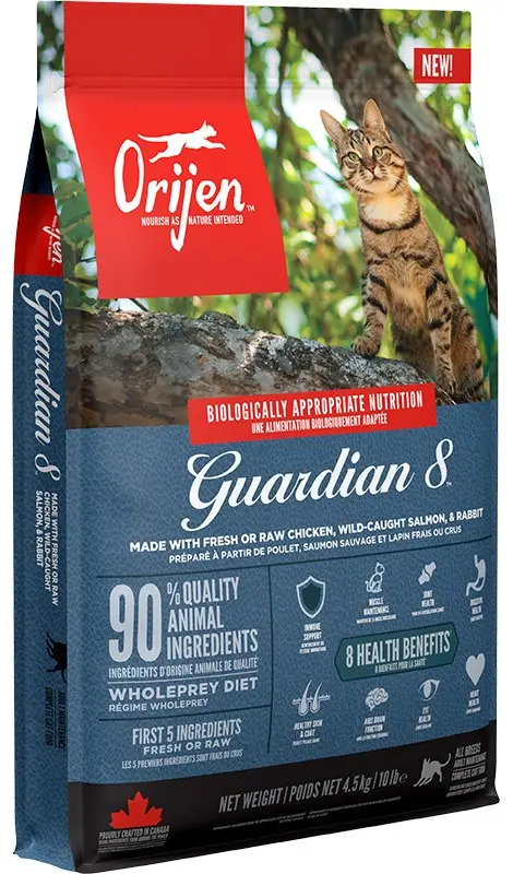 ORIJEN Guardian 8 - Dry Cat Food - 4 5kg