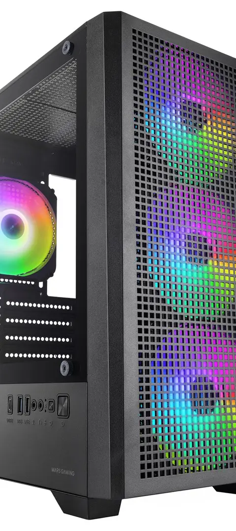 Mars Gaming MCVECTOR computer case Mini Tower Black
