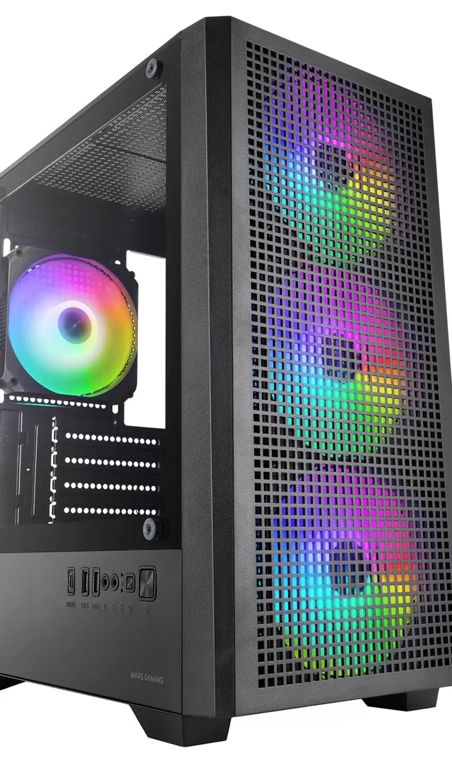 Mars Gaming MCVECTOR computer case Mini Tower Black
