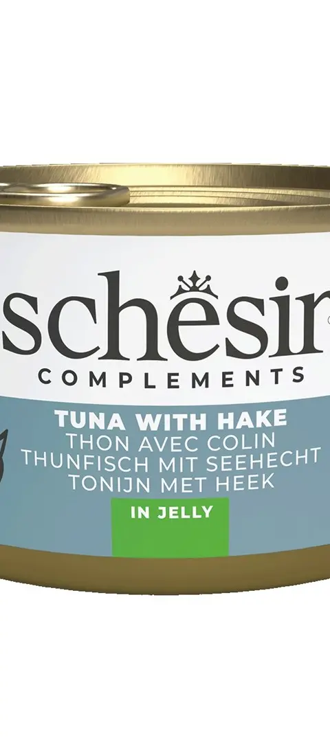SCHESIR Complements Tuna With Hake In Jelly - Wet Cat Food - 70g