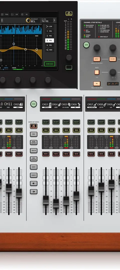 Behringer WING Audio Mixer 48 Channels 10 - 20000 Hz Silver