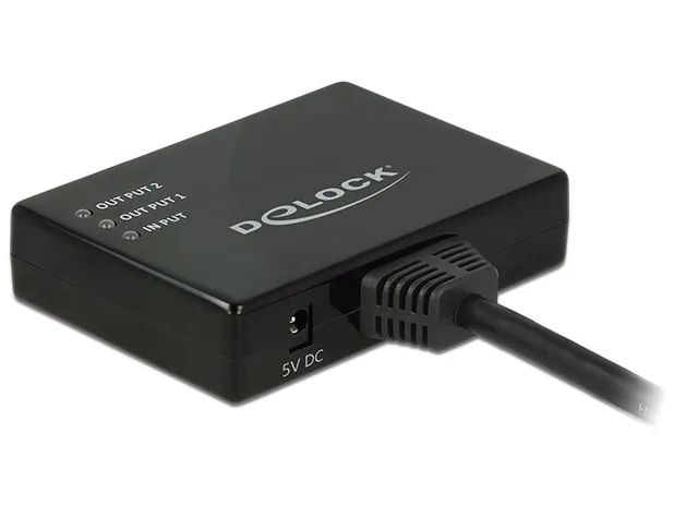 DELOCK HDMI Splitter 1 X HDMI In 2 X HDMI Out 4K