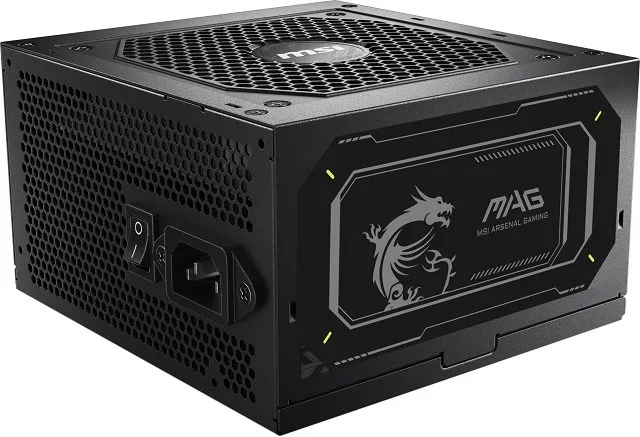 MSI MAG A850GL PCIE5 II power supply unit 850 W 20+4 pin ATX ATX Black