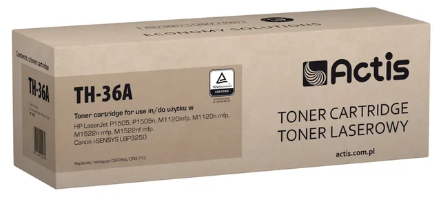 Actis TH-36A toner (replacement for HP 36A CB436A, Canon CRG-713; Standard; 2000 pages; black)