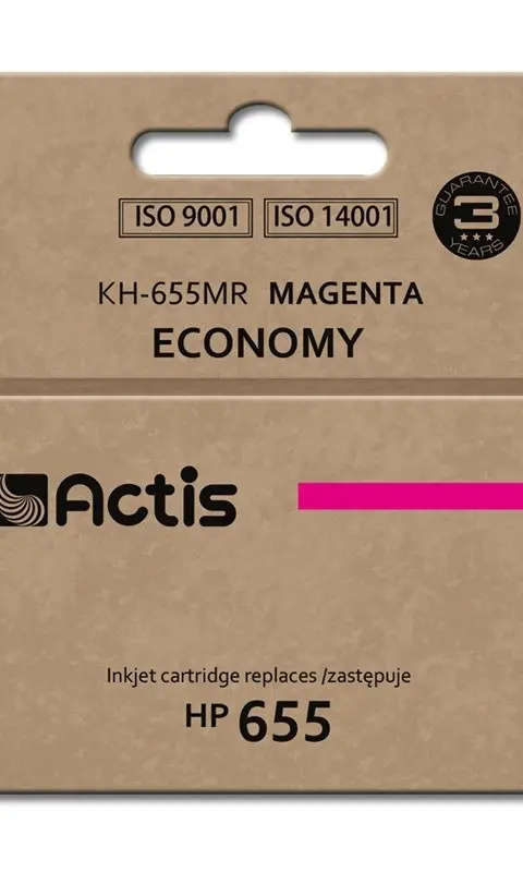 Actis KH-655MR ink (replacement for HP 655 CZ111AE; Standard; 12 ml; magenta)