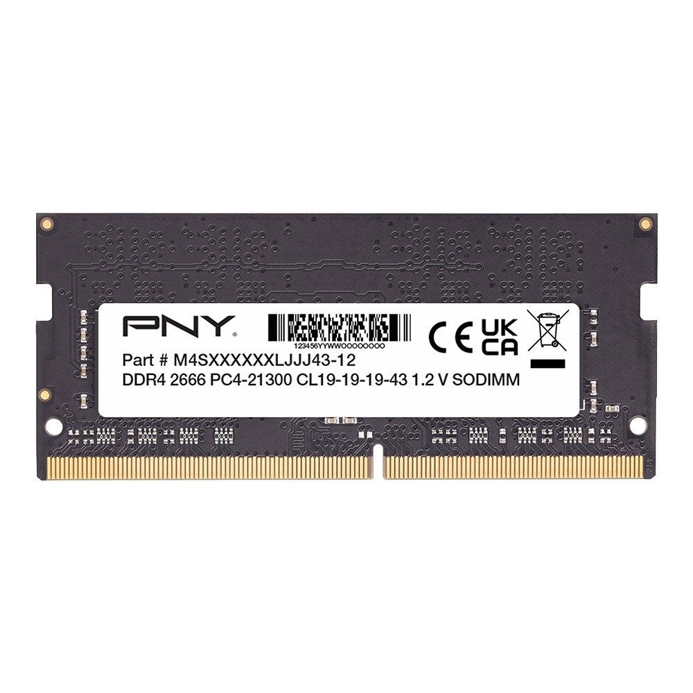 PNY MN8GSD42666 Memory Module 8 GB 1 X 8 GB DDR4 260-Pin SO-DIMM