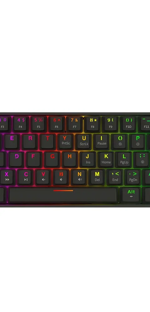 Savio BLACKOUT X2 RED keyboard Gaming USB QWERTY US International Black