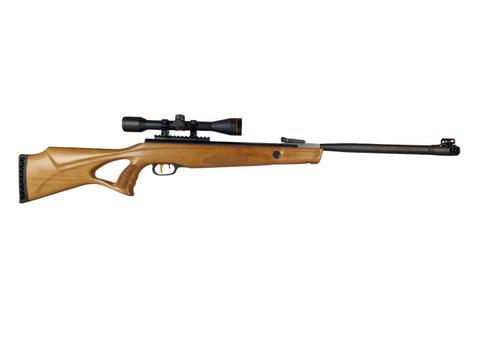 BEEMAN 10620 4.5mm Air Rifle 1-Shot With 6x40 Scope Wood Up To17J