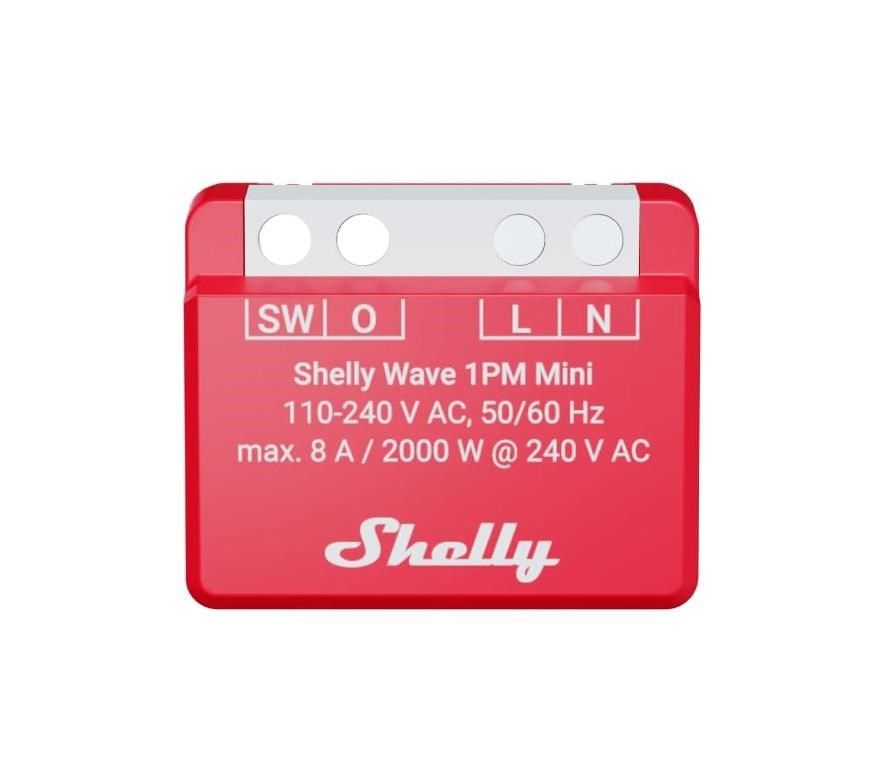 Shelly Flush Mount Wave 1PM Mini LR Z-Wave