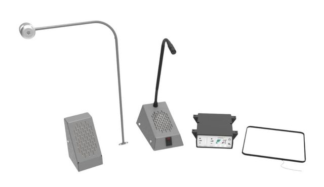 Contacta STS-K058 - Intercom System With Bent Screen-Mounted Microphone