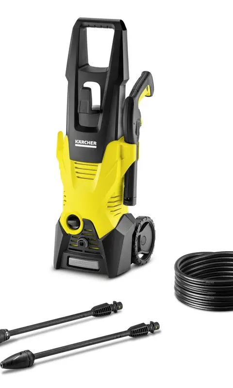 KäRcher K 3 Pressure Washer Compact Electric 380 L/H Black Yellow