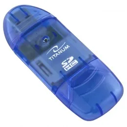 TITANUM TA101B card reader USB 2.0 Blue