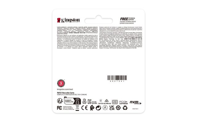 Kingston Technology 2000G NV3 M.2 2230 NVMe SSD