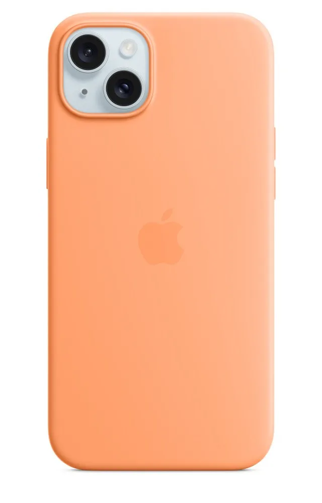 Silicone Case With MagSafe Sorbet Orange