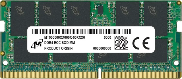 Micron MTA18ASF2G72HZ-2G6E4R memory module 16 GB 1 x 16 GB DDR4 260-pin SO-DIMM ECC