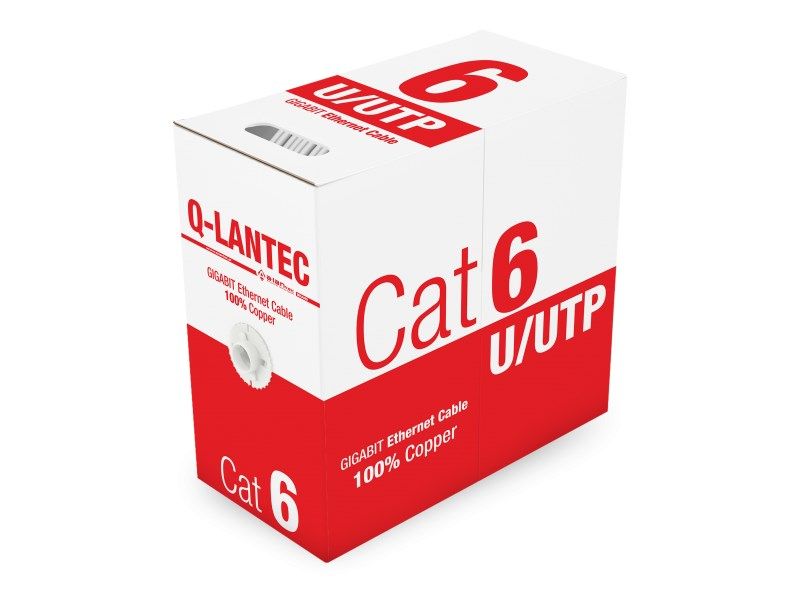 Alantec KIU6PVC305Q networking cable Light grey 305 m Cat6 U/UTP (UTP)