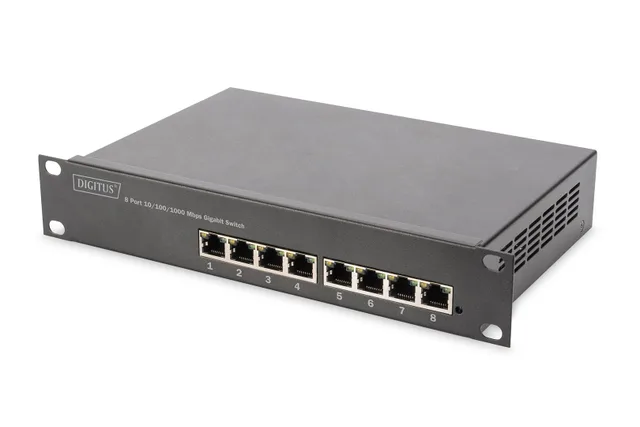 10" Gigabit 8-Port L2+ Managed PoE+ Switch