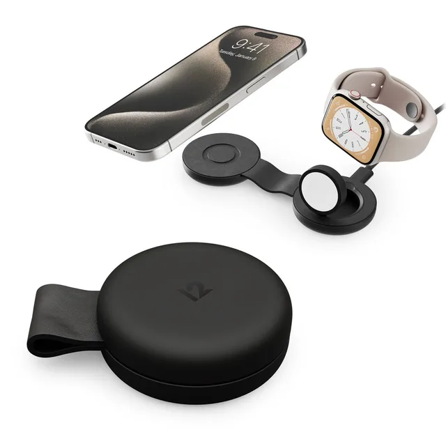Qi2 Charger For 2 Devices MagSafe USB-C Black
