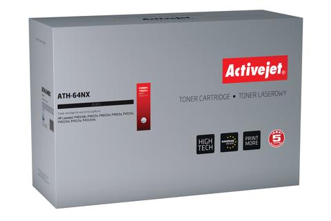 Activejet ATH-64NX toner for HP printer; HP 64X CC364X replacement; Supreme; 24000 pages; black