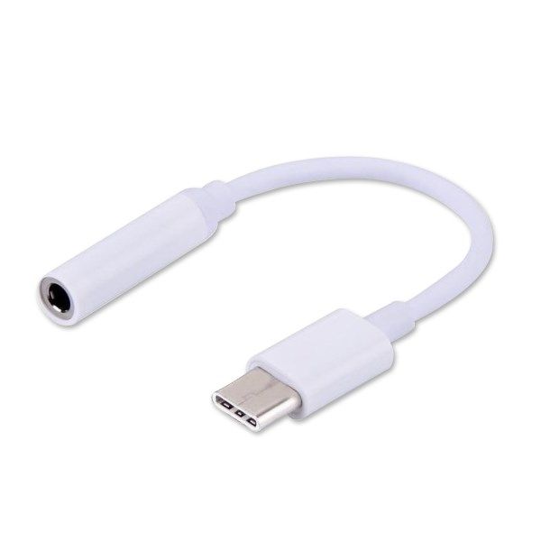 SAVIO USB Type 3.1 C (M) – Jack 3.5mm (F) Audio Adapter White AK-35