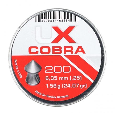 Umarex Cobra Pointed Ribbed Shot 6.35 200 Pcs.