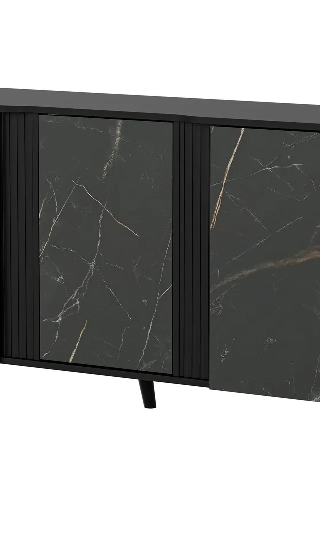 Cama VOLARE Chest Of Drawers 151 X 39 X 75 Cm Black/San Sebastian