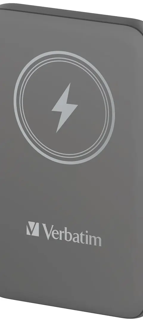 Verbatim Charge 'n' Go Magnetic Wireless Power Bank 10000mAh Grey