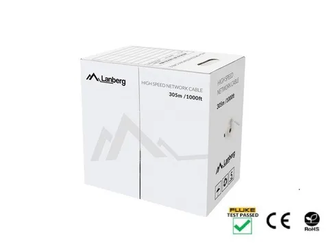 Lanberg LCU5-12CU-0305-O networking cable Orange 305 m Cat5e U/UTP (UTP)