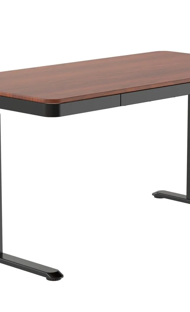 ACTIVEJET desk with electric height adjustment 120x60 ET119S black/walnut