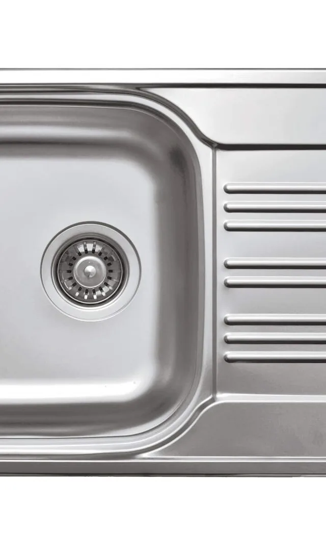 Bowl Steel Sink With Drainer 1-