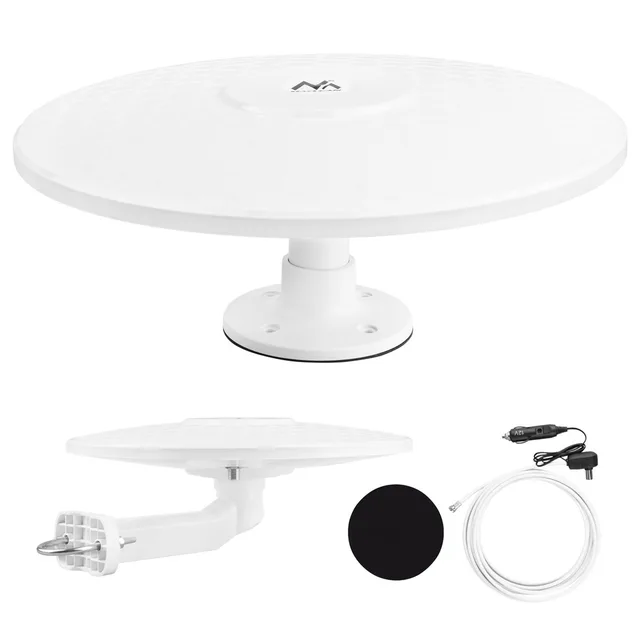 Maclean DVB-T/T2 HEVC Omni-Directional Antenna Active Camper 12V MCTV-103