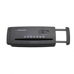 Esperanza EN104 Paper Shredder Strip Shredding 22 Cm Black