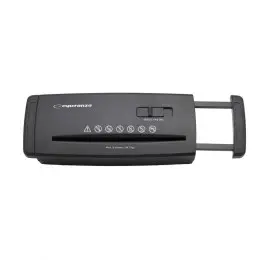 Esperanza EN104 Paper Shredder Strip Shredding 22 Cm Black
