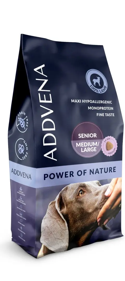 ADDVENA Power Of Nature Senior Medium/Large Lamb - Dry Dog Food - 10kg