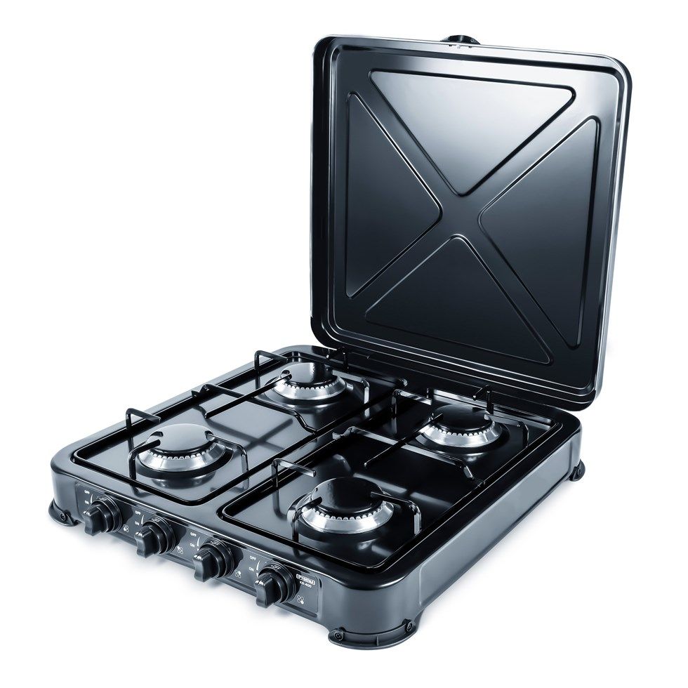 Promis KG400B Hob Black Countertop Gas 4 Zone(S)