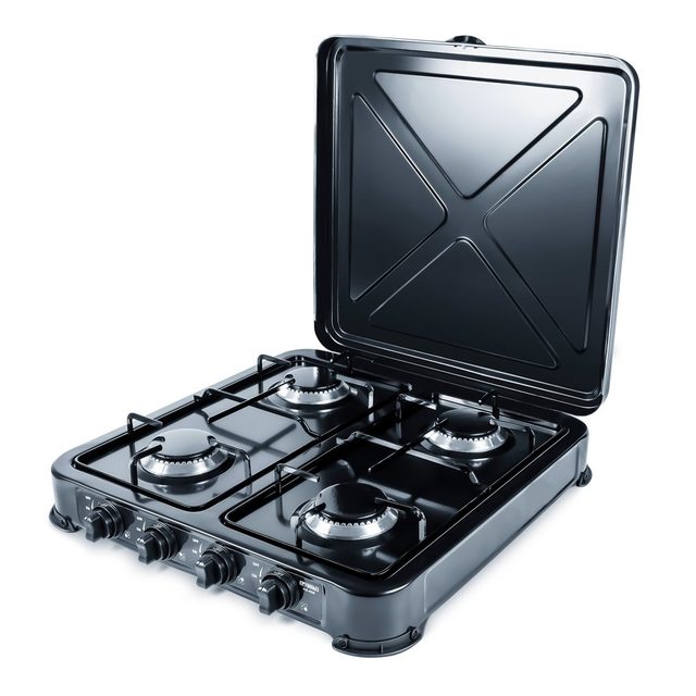 Promis KG400B Hob Black Countertop Gas 4 Zone(S)