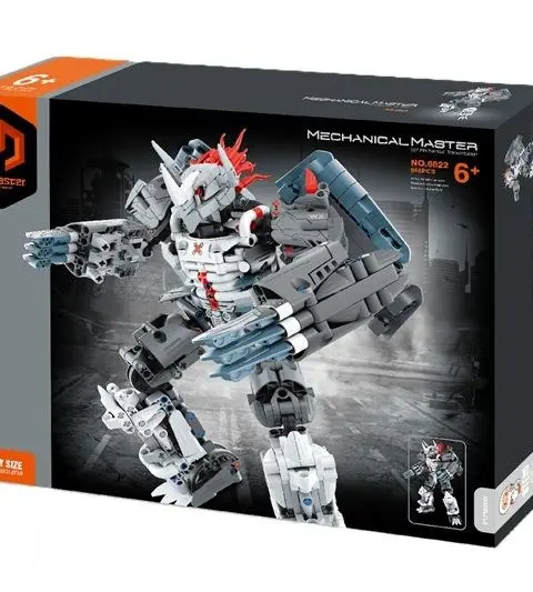 IM.MASTER Mecha Warrior Silver Set 965 pcs