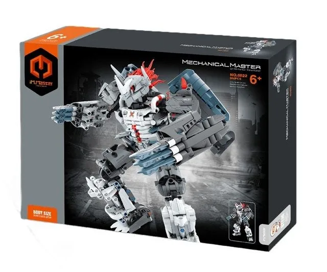 IM.MASTER Mecha Warrior Silver Set 965 pcs
