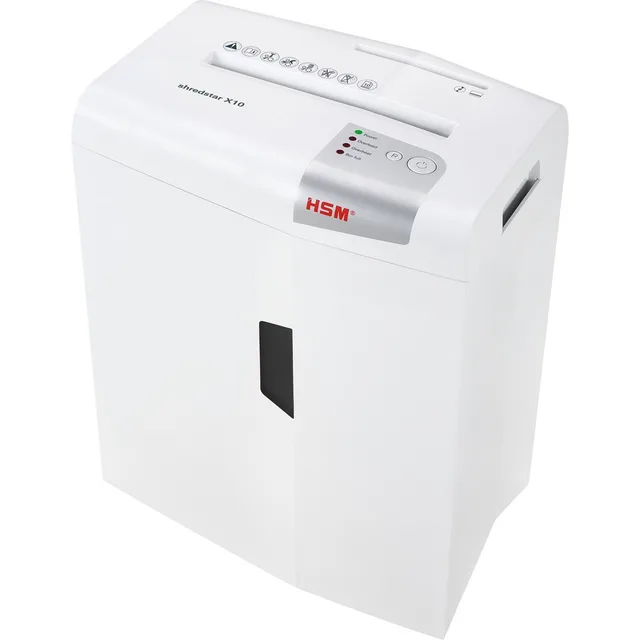 HSM Shredstar X10 Document Shredder 4.5 X 30 Mm Separate CD-Cutting Mechanism