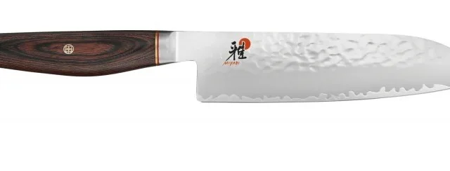 MIYABI Santoku Kochmesser, Stahl, 180 Mm, Silver / Braun, 34074-181-0