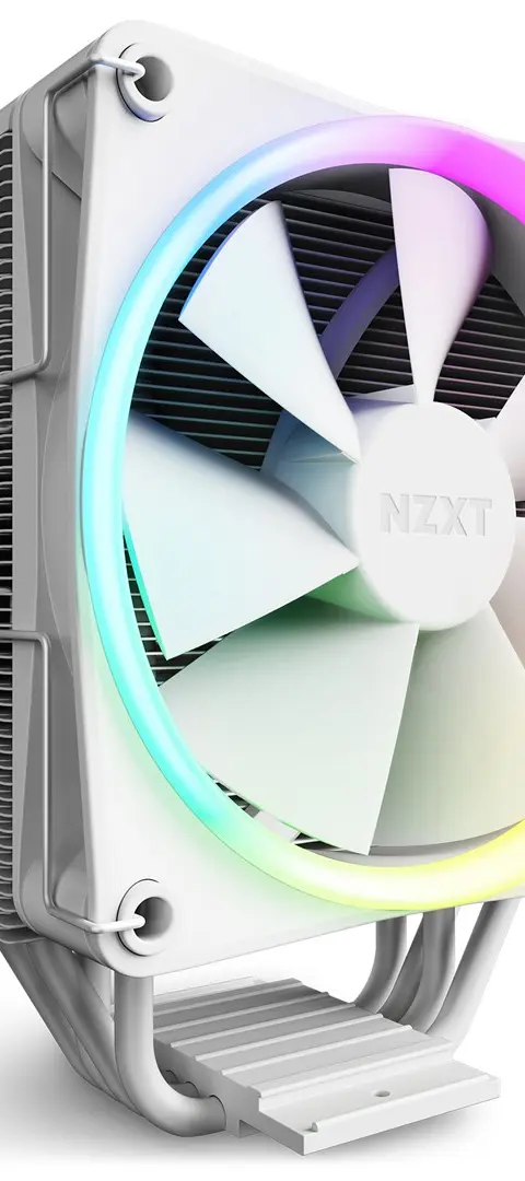NZXT T120 RGB Processor Air cooler 12 cm White 1 pc(s)